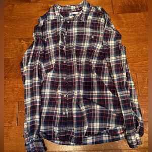 Sonoma Navy and Red Checkered Shirt